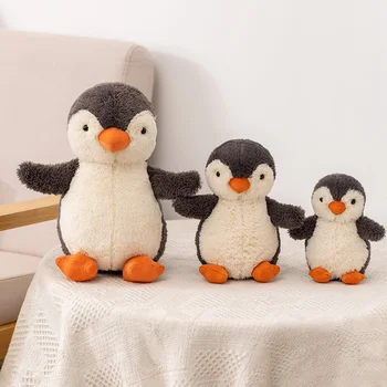 1pc 16cm Kawaii Mini Pingvīns Plīša Rotaļlietas Mīkstu Pildījumu Dzīvnieku Lelles Jauki Pingvīns Lelles Bērniem, Baby Meitenes Dzimšanas dienas Dāvanas