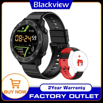 Blackview X5 Smartwatch Miega sirdsdarbība Sports Fitness Tracker Skatīties IP68 Ūdensnecaurlaidīga Pulksteņi IOS Android