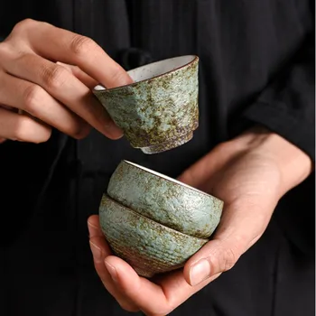 Tējas Tase Tases Vienu Tasi Kung Fu Tējas Uzstādīt Nelielu Teacup Sadzīves Keramikas Matēta Master Krūze Keramikas un Māla Teaware Virtuves